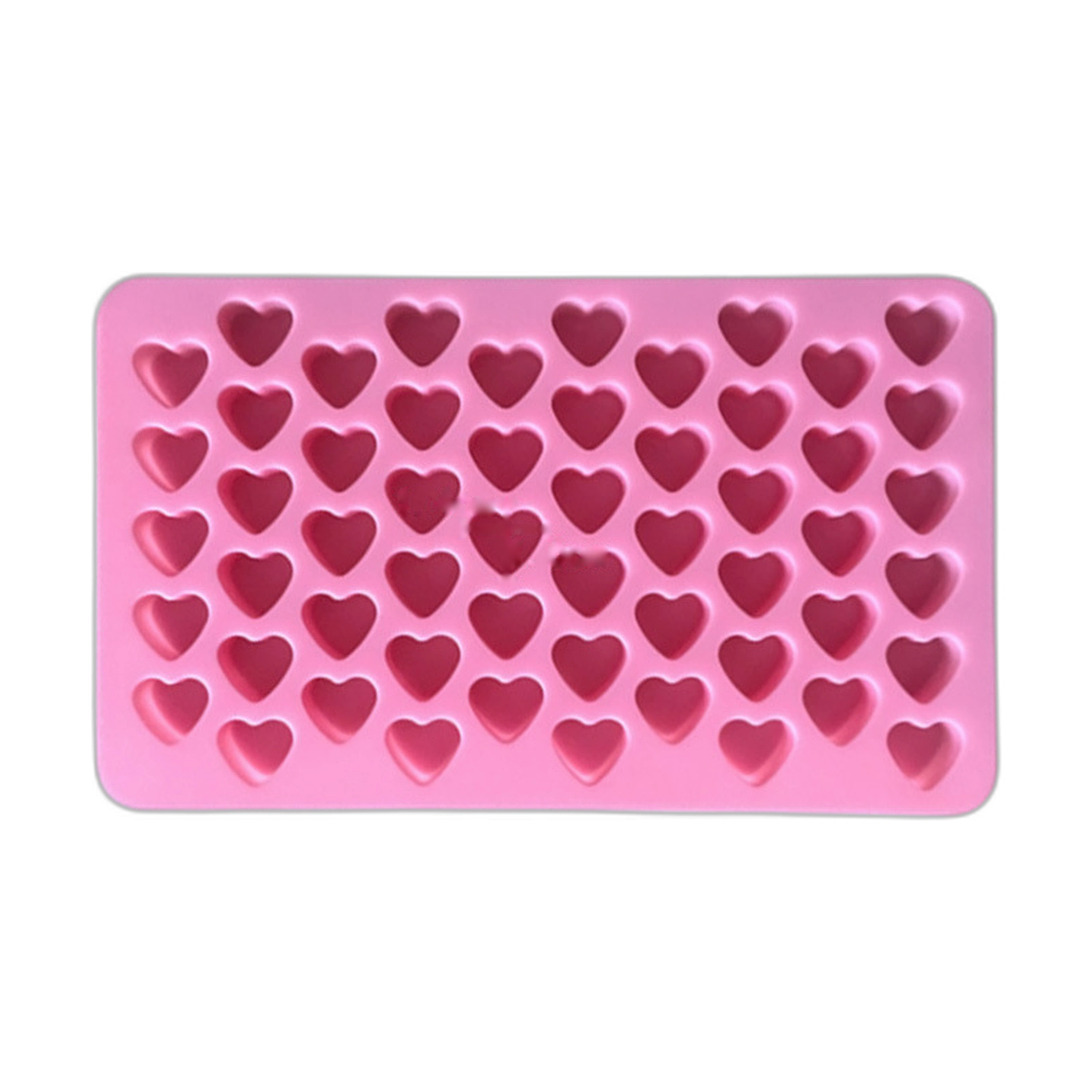 Molde de Silicona para Pasteles Corazon 55 Cavidades 18.2x10.8cm