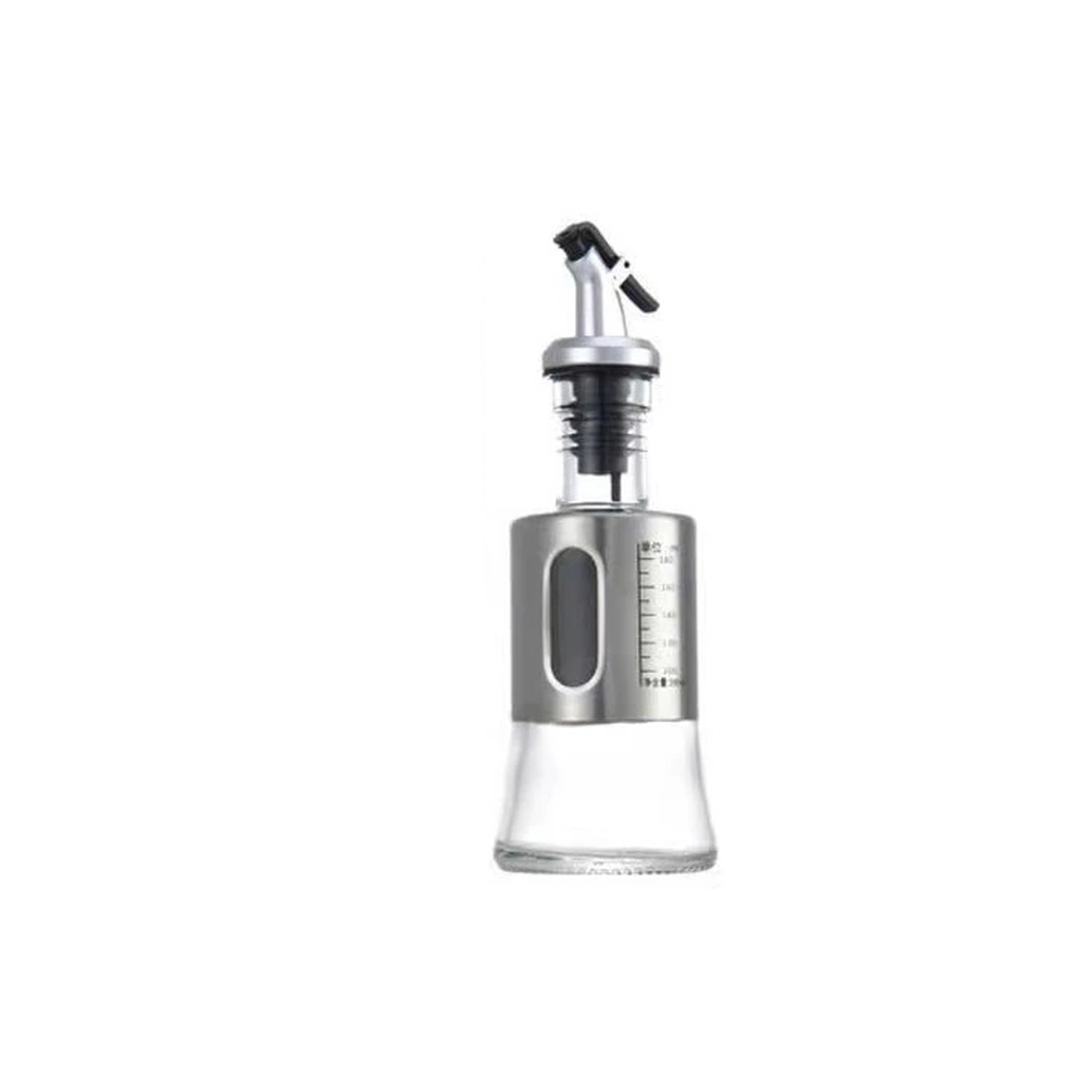 Aceitera vidrio apertura automática graduada cocina 630ml