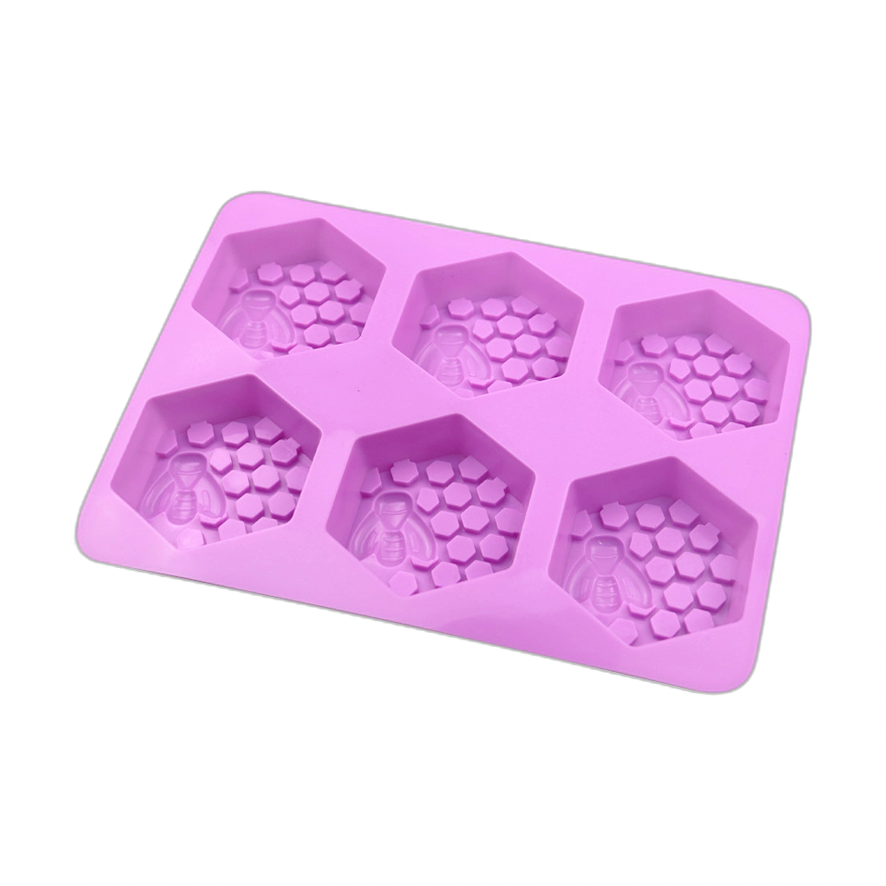 Molde de Silicona para Pasteles Panal 6 Cavidades 23.7x17.8cm