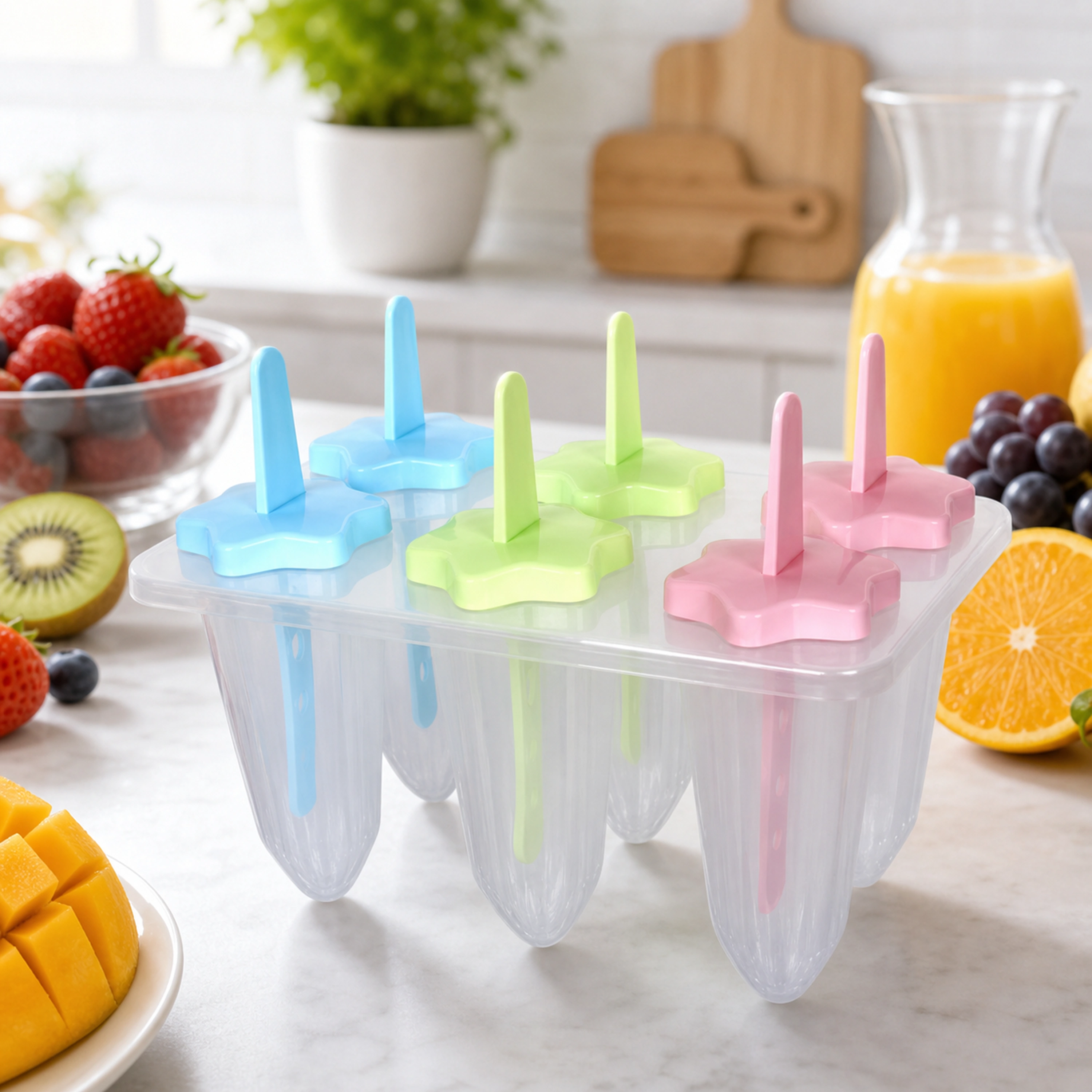 Molde para Paletas de Hielo 4 Cavidades