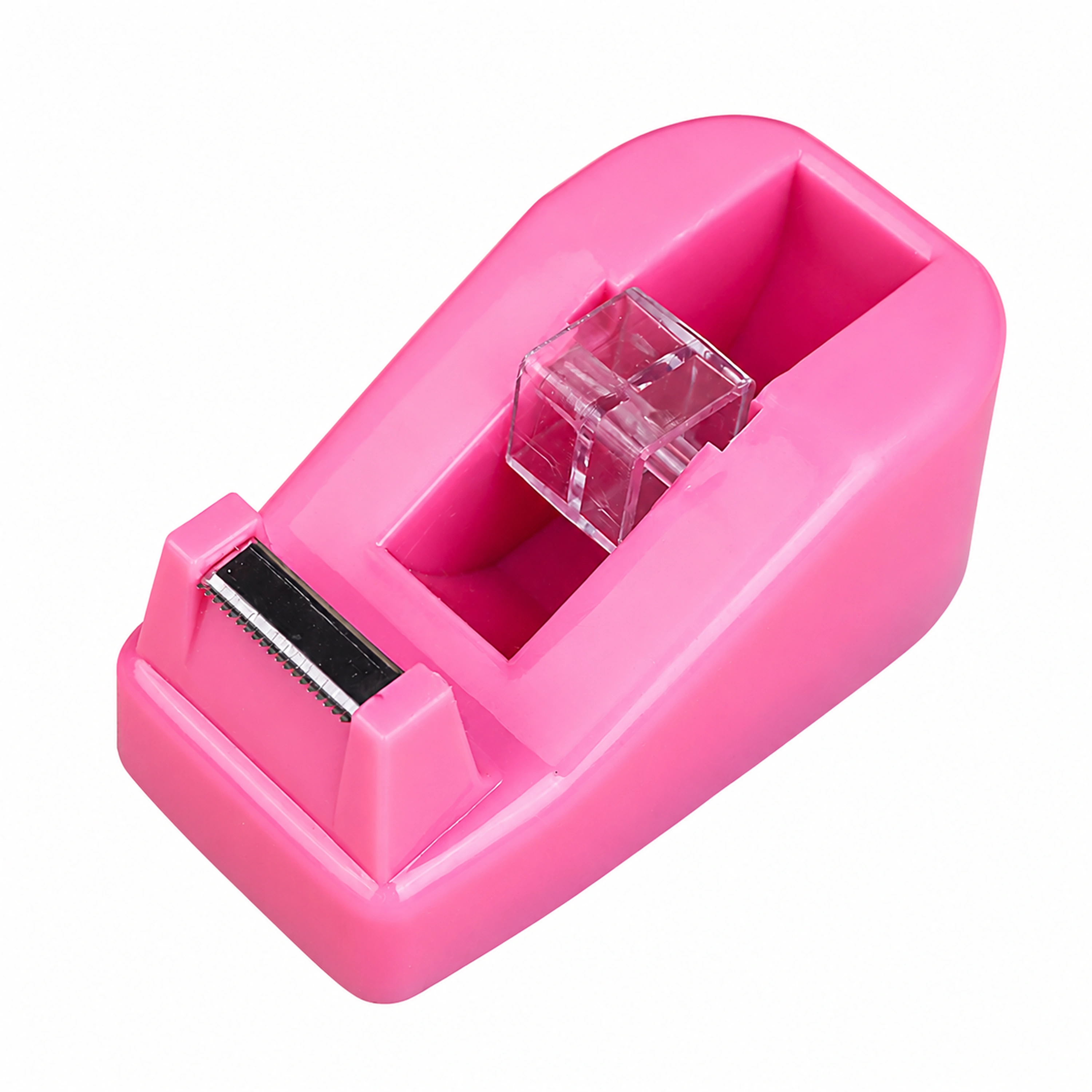 Dispensador de Cinta 10×5cm Plástico Antideslizante Rosa Fucsia image 2