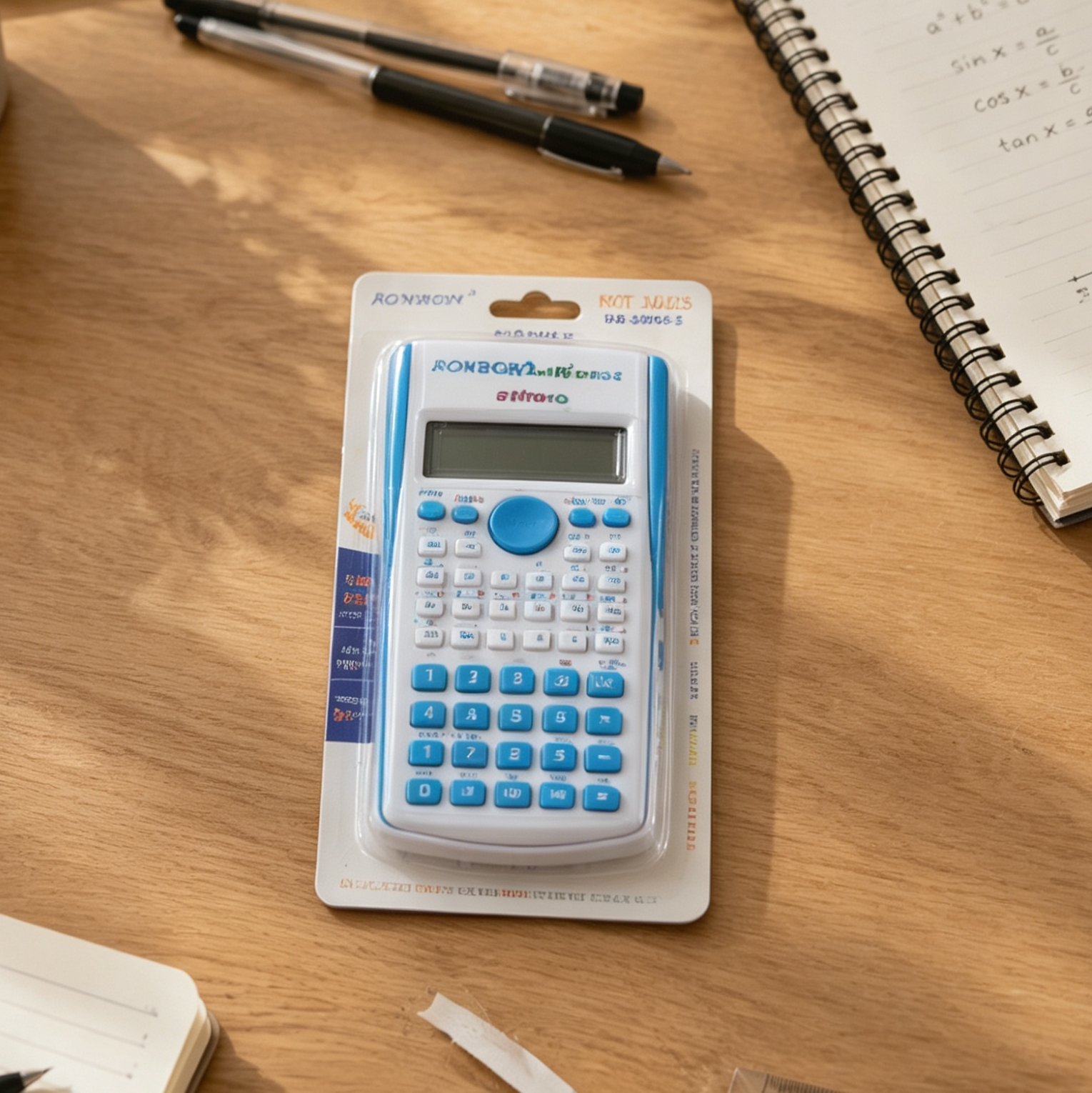 Calculadora 15.8×8.3×1.8cm Plástico Azul Turquesa image 1