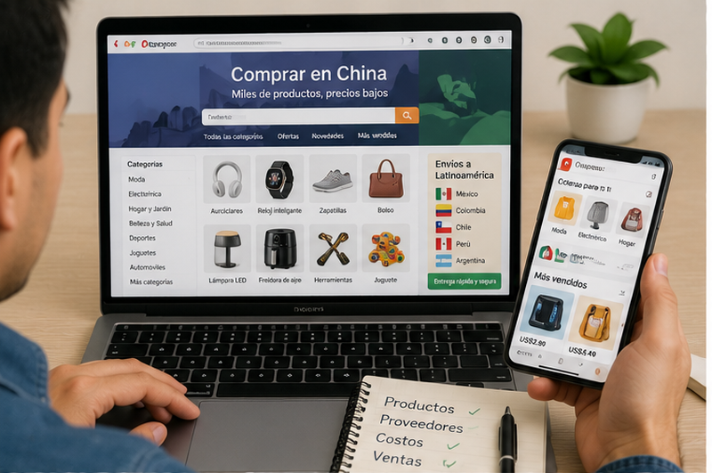 Tiendas chinas online: cuáles elegir para comprar barato o al mayoreo desde China en 2026