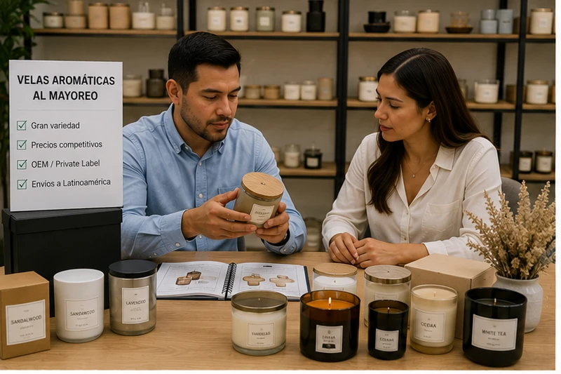 Velas aromáticas al mayoreo: proveedores de China, MOQ, precios y guía de compra 2026