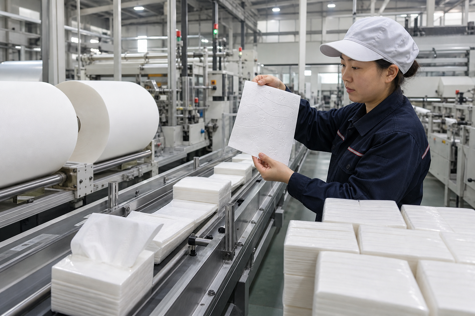 Importar toallitas de papel desde China: guía técnica 2026