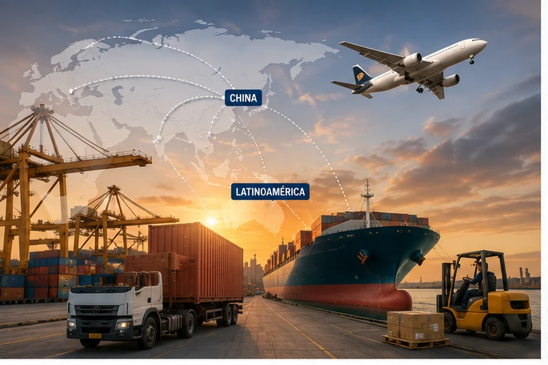 Logística y transporte internacional: guía para importar de China a Latinoamérica 2026
