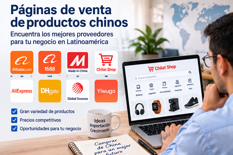 Páginas de venta de productos chinos en 2026: 8 opciones para comprar al mayoreo e importar a Latinoamérica