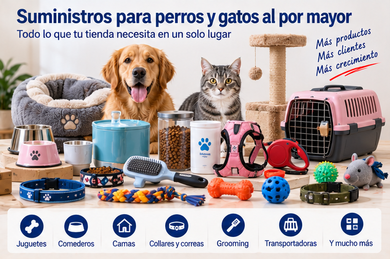 Suministros para perros y gatos al por mayor en 2026: productos, proveedores y guía para importar desde China