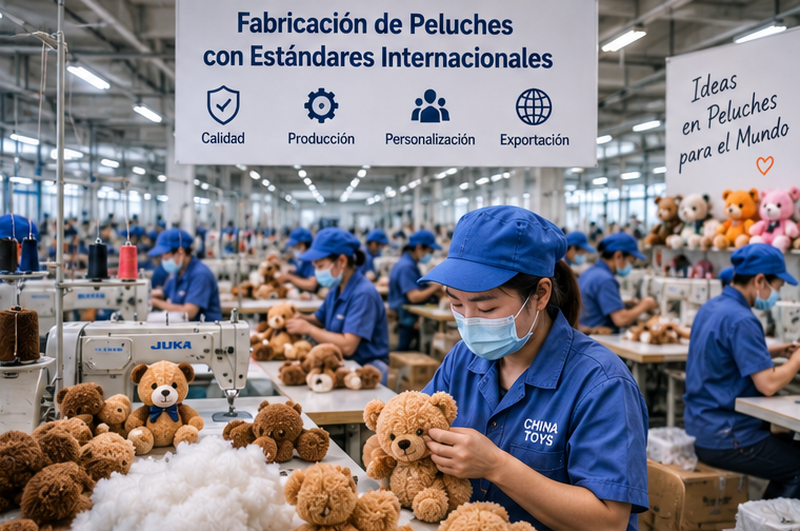 Proveedores de juguetes de peluche de China en 2026: fabricantes, precios, MOQ y guía para importar a Latinoamérica