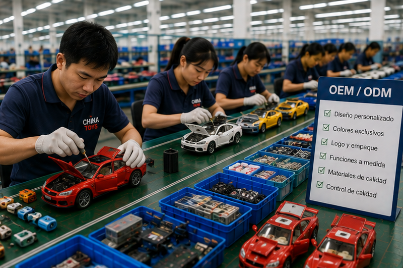 Cómo comprar modelos de juguete desde China en 2026: proveedores, precios, MOQ, OEM y guía de importación