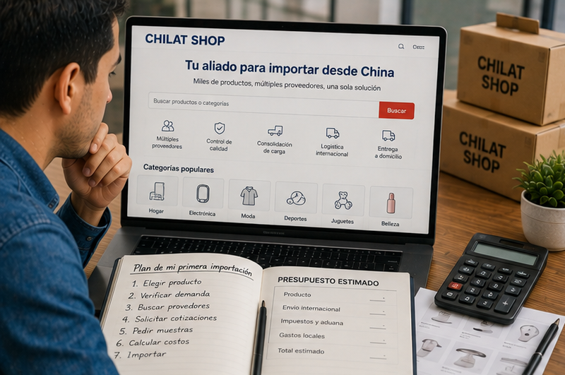 Cómo empezar a importar desde China si nunca has comprado al mayoreo: guía paso a paso 2026